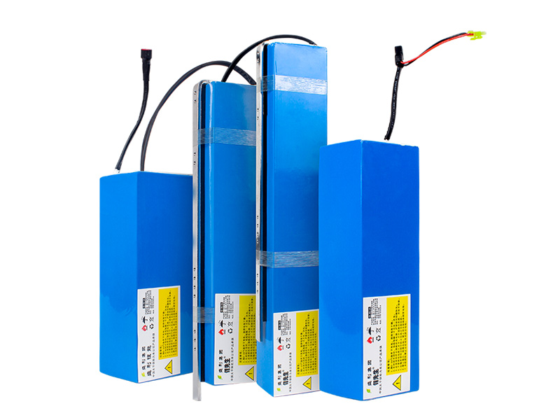 Simple package electric vehicle lithium battery